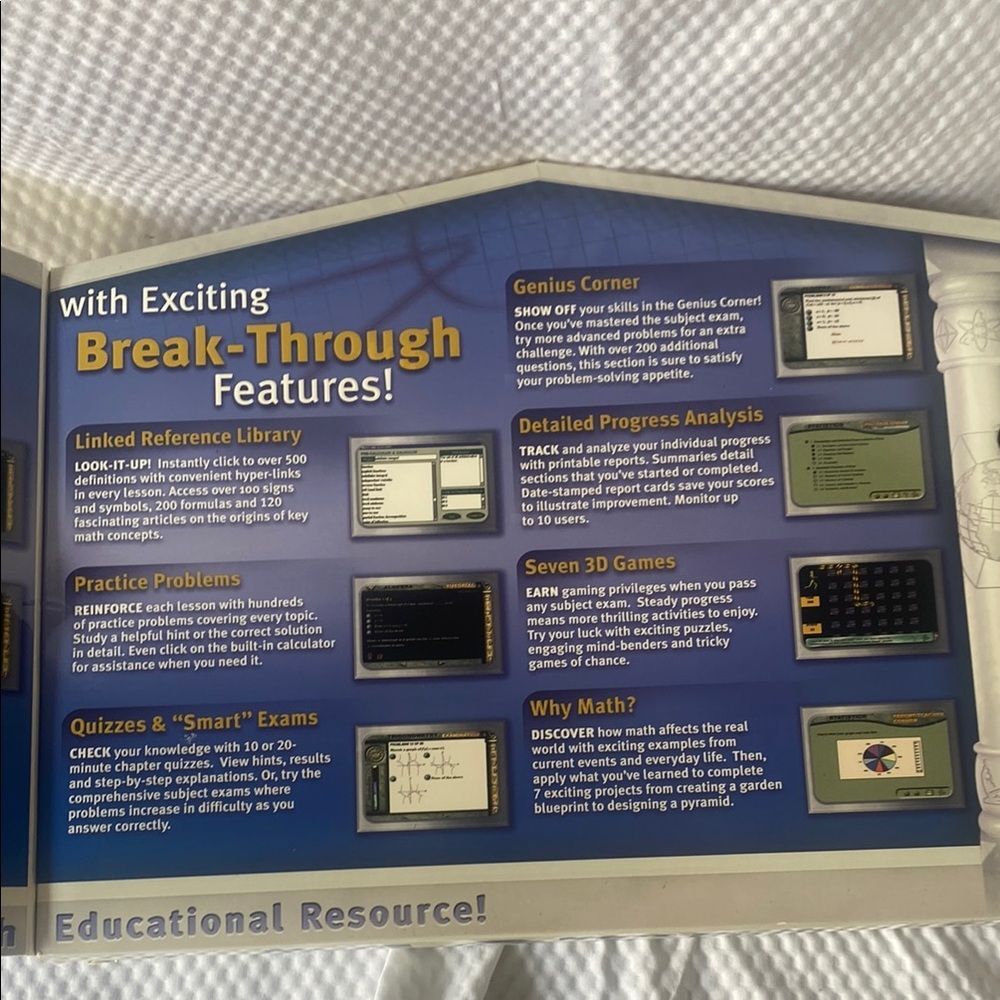 NWT Math Advantage 2001 Educational Software - Picture 4 of 8